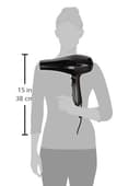 Remington Secador de pelo profesional Ion Pro-Air (2300 W, 130 km/h, motor de CA potente y duradero con ajuste de frío real, 3 ajustes de calentamiento y 2 ajustes de soplador, dos boquillas de estilo+difusor), AC5999 - 10