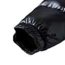 Generisch Glänzend Winterjacke Damen Warm Outdoor Daunenjacken Wandern Casual Jacke Laufen mit Kapuze Reißverschluss Einfarbig Outfit Leichte Winterkapuzenjacke Herren Unisex Puffermantel,schwarz,M - 5