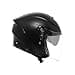 AGV - K5 JET EVO E2206, Jet Unisex Motorbike Helmet, Carbon and Glass Fibre Open Face Motorcycle Helmet, with Scratch Resistant and Anti-UV Visor, Matt Black, S - 3