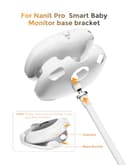 Baby Mount Compatible with Nanit Pro Smart Baby Monitor,Flexible Arm Monitor Mount,Camera Mount without Tool or Wall Damage - 2