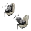 Kinderkraft I-360 2 PRO Seggiolino auto 0-36 kg, I-SIZE 40-150 cm, Seggiolino 360 girevole, con Isofix Base, Reclinabile Posizione sdraiata, Poggiatesta regolabile, Gruppo 0 1 2 3, Grigio - 6