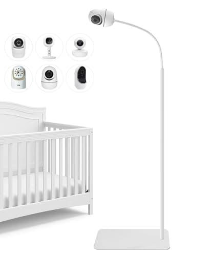 VIKOBESS Soporte para videovigilancia de bebé ajustable en altura de 170 cm Compatible con videovigilancias de bebé Infant Optics DXR-8 Pro, HelloBaby, Babysense, VTech, Motorola y todas las
