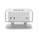 Akkyajaure Mac mini M4 Dock-Ständer, Aluminium-Desktop-Ständerhalterung für den neuen Mac mini M4 und M4 Pro, verbesserte Kühlung, einfacher Zugriff auf den Netzschalter und Schreibtischorganisation - 6