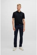BOSS Mens Passenger Stretch-Cotton Slim-fit Polo Shirt with Logo Patch - 8