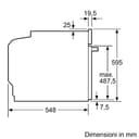 Bosch Elettrodomestici HRA514BR0 Serie | 4, Forno con vapore da incasso, 60 x 60 cm, Acciaio inox - 6
