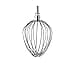 Kenwood Frusta in acciaio inox KAT71.000SS, accessorio per robot da cucina Kenwood, scopa per neve a palloncino adatta a tutti i robot da cucina Chef XL, lavabile in lavastoviglie, argento - 1