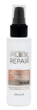 Pack 3 - Champú 400 - Mascarilla 200 - Serum 100 Plex Repair con argán y jojoba. Deliplus (Paquete 3 Unidades) - 4