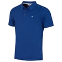 Calvin Klein Mens Campus 3 Button Polo Shirt - Dresden Blue - L - 1