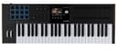 Arturia KeyLab 49 MK3 Schwarz MIDI Controller-Tastatur für die Musikproduktion, mit einem All-in-One-Software-Bündel - 49 Tasten, 9 Encoder, 9 Fader, 12 Pads – Schwarz - 1