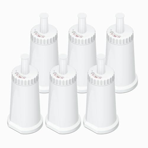 Mutital 6x Filtro de agua Sage, repuesto para cafetera automática Sage, compatible con Sage Barista Express Pro, filtro de agua para SES810/SES880/SES920/SES980/SES990/SES875/SES008/BES008