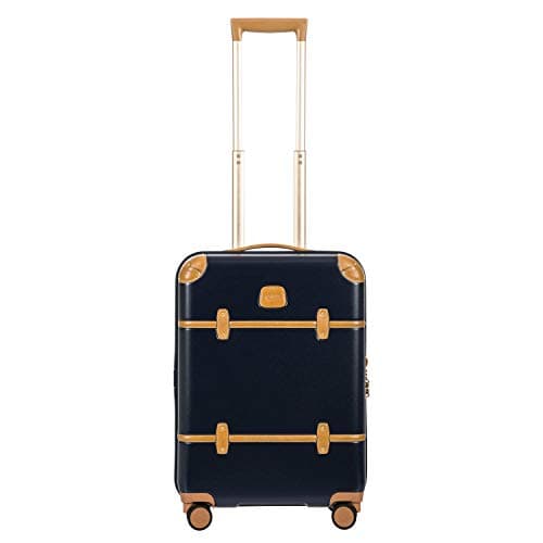 BRIC'S - 21 inch trolley from the Bellagio collection by BRIC's, Blue/Tobacco, Laptop trolley case