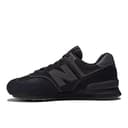 New Balance 574v3, Sneaker, Men's, Black (Triple Black), 3.5 UK - 2
