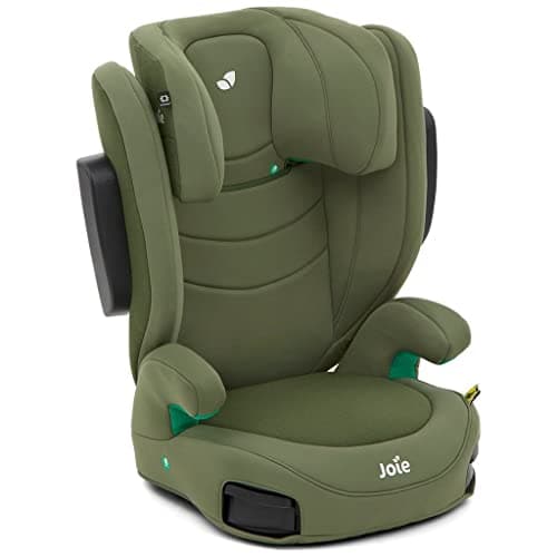 Alzadores de asiento marca Joie. Modelo Kindersitz i-Trillo i-Size ab 3 Jahre - 12 Jahre (100 cm-150 cm) inkl. Getränkehalter - Moss