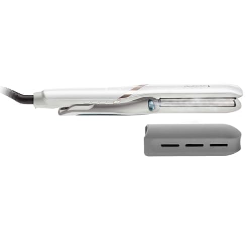Remington Hydraluxe Pro Hair Straightener - Hydracare Mist Technology helps protect against heat damage - Moisture lock ceramic coated plates preserve hair’s moisture balance, Up to 230°C, S9001