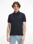 Tommy Hilfiger Herren Poloshirt Kurzarm 1985 Regular Fit, Blau (Desert Sky), XXL (number of buttons may vary) - 4