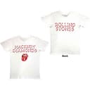 The Rolling Stones T Shirt Hackney Diamonds Logo Nue offiziell Unisex Weiß L - 3