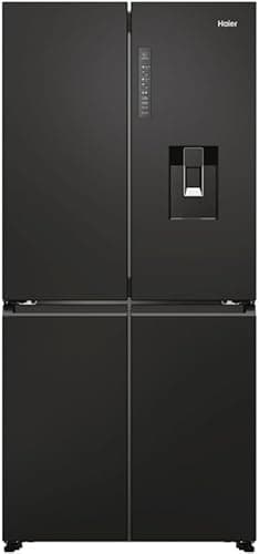 Haier CUBE 83 SERIE 7 HCR7818DWPT Frigorifero Congelatore/Particolarmente efficiente dal punto di vista energetico/Distributore di acqua/Daylight/HumidityZone/Air Surround/Nero opaco