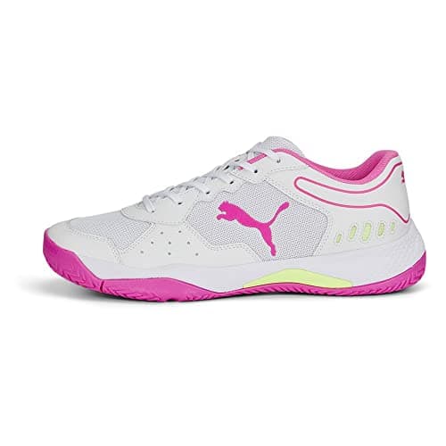 PUMA Solarsmash RCT - Scarpe da Calcio da Uomo, Puma Bianco Ravish Fast Giallo, 40.5 EU