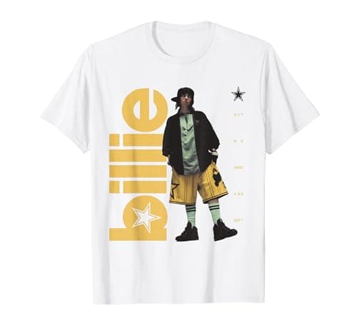 Foto Ufficiale di Billie Eilish Hit Me Hard And Soft in Piedi Maglietta, Uomo, Bianco, S