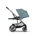 CYBEX Gold Balios S Lux Passeggino, Posizione Reclinabile Ergonomica, Sistema di Cintura con Una Sola Mano, Dalla Nascita Fino a 22 Kg (Circa 4 Anni), Stormy Blue - 7