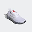 adidas Men's Ultraboost 22 Running Shoes, Ftwr White Ftwr White Vivid Red, 11 UK - 5