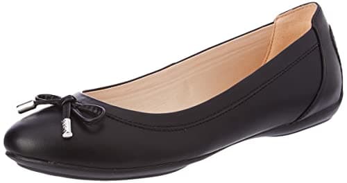 Geox D Charlene B Ballet Flat for Women (D Charlene B) - Black , size: 42 EU