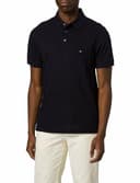 Tommy Hilfiger Herren Poloshirt Kurzarm 1985 Slim Fit, Blau (Desert Sky), M - 1