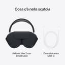 Apple AirPods Max 2, Cuffie wireless over-ear, Cancellazione attiva del rumore, Audio adattivo, Audio spaziale personalizzato, Traduzione in tempo reale - Mezzanotte - 6