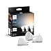 Philips Hue White Ambiance, Faretto LED Smart GU10, Luce Bianca da calda a fredda, 400lm, Compatibile con Bluetooth, controllo vocale con Alexa, Apple Home e Google Assistant, pack da 3 - 1