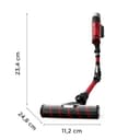 Rowenta X-Force Flex 9.60 Complete, Akku Stab-Staubsauger, tiefenreinigende Kraft, Akku Staubsauger mit 100 AW, vollständiges Reinigungsset, LED-Leuchten, kabellos, langlebiger Akku, rot, RH2099WO - 10