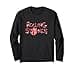 Oficial Rolling Stones Hackney Diamonds Album Band Merch Manga Larga - 1