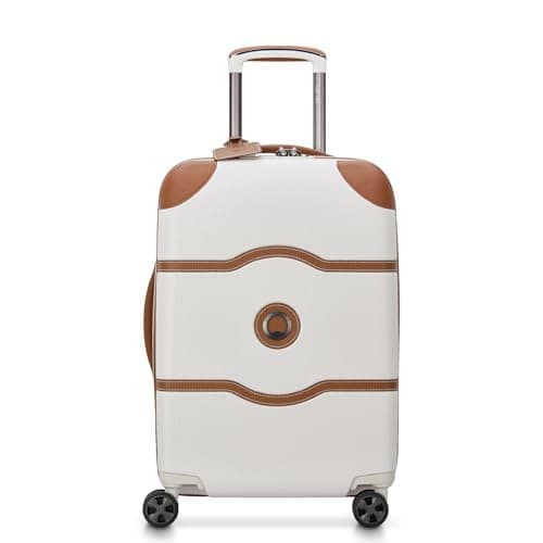 DELSEY Paris Chatelet Air 2.0 Hardside Luggage with Spinner Wheels, Angora, Carry on 20 Inch