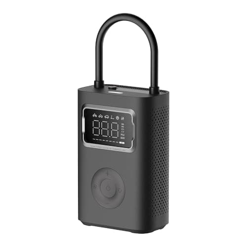 Xiaomi Portable Electric Air Compressor 2 Pro, Batería 2500 mAh, 5 Modos, 150 PSI, Apagado Automático, Pantalla Digital & Luz LED, USB‑C – Ideal para Coche, Bicicleta, Moto, Patinete & Balones