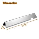 66795 Flavorizer Bars Genesis II E-310 Grill Parti di ricambio per Weber Genesis 2 Grill Parts II E-335 II SE-310 II E-315 II S-335 Genesis E-325S SX-335 SX-325S EX-335 EPX-335 GS4 66032 Barrette - 2