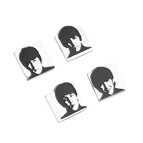 Grupo Erik Set The Beatles - 4 Anstecknadeln - Geschenke Musik Geschenke Merchandising