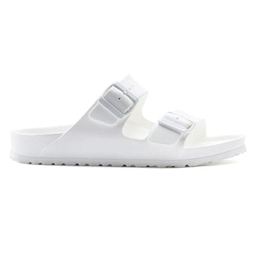 Birkenstock Arizona Eva, Zoccoli Uomo, Bianco (White), 43 EU