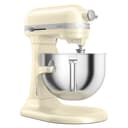 KitchenAid Artisan 5KSM60SPX 5.6L Bowl-Lift Stand Mixer, 11 Speeds & Soft Start, Heavy Duty Full Metal Construction, Kneads 3.7kg Dough, Makes 11 Dozen Cookies, Almond Cream - 2