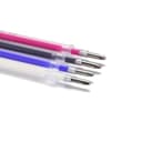 Bolígrafo de tela borrable con calor con 10 recambios de bolígrafo borrables, útiles herramientas de marcador de costura, tela, cuero, planchado y desaparición - 9