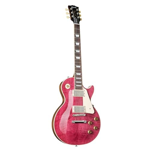 Les Paul Standard 50s Figured Top Translucent Fuchsia - Chitarra elettrica Single Cut