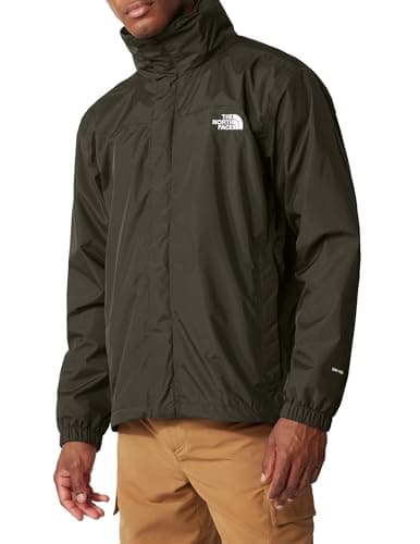 The North Face - Chaqueta Resolve para Hombre - Chaqueta de Senderismo Impermeable y Transpirable - New Taupe Green, M