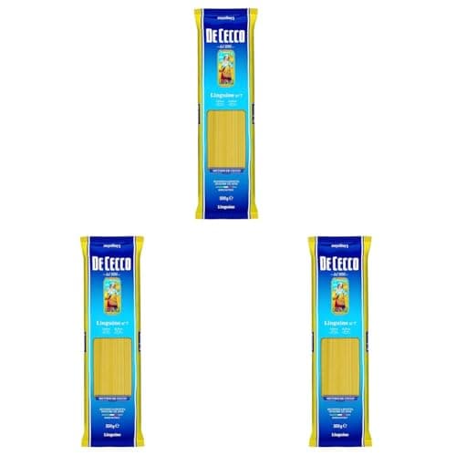 DE CECCO n.7 linguine gr500 pasta italiana - Made in Italy (Confezione da 3)