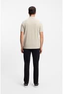 BOSS Mens Passertip Logo-Patch Slim-fit Polo Shirt in Stretch Cotton - 4