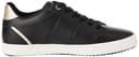 Geox Women's D Blomiee E Sneaker, Black Lt Gold, 6 UK - 4