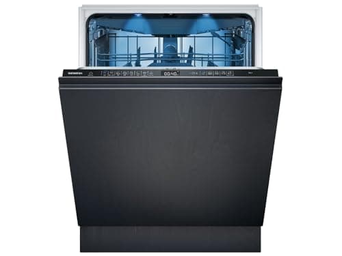 Siemens SN95EX12CE iQ500, lavastoviglie intelligente completamente integrata 60 cm, Made in Germany, cassetto portaposate, varioSpeed Plus, cestelli flexComfort, asciugatura efficiente, glassZone,