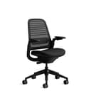 Steelcase Series 1 Ergonomic Office Chair With LiveBack Lumbar Support And 4D Armests Black/Black; Made in Europe - 1