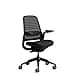 Sedia da ufficio ergonomica Steelcase Series 1 con supporto lombare LiveBack e braccioli 4D Onyx; Prodotto in Europa - 1