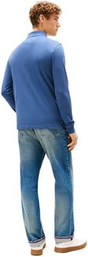 Tommy Hilfiger Men’s Slim Basic Long Sleeve Polo Shirt, Blue (Aegean Sea), M - 2