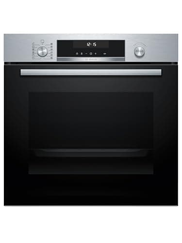 Bosch - Horno multifunción pirolítico, 60 cm. de ancho, Serie 6, Home Connect, 3D Hotair, Autolimpieza, Mandos ocultables, Nergo, HBG578ES7