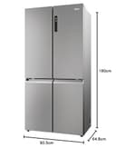 Haier CUBE 90 SERIE 5 HCR5919ENMP Frigorifero Frigorifero/Total No Frost/XL-Slim Line/MyZone & Humidity Zone/ABT/Inverter Compressore/Colore: Inox - 15