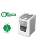 Leitz IQ Autofeed Small Office Micro Cut Paper Shredder P5, Automatic, 100 sheet, 34 Litre Bin Capacity, White, 80120000 - 2